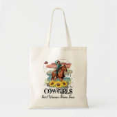 Cowgirl Land Western Tote Bag (Voorkant)