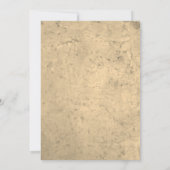 Cowgirl Landelijke Bloemrijke Bestemming Feest Iti Kaart (Achterkant)