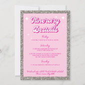 Cowgirl Last Rodeo Bachelorette Feest Kaart (Achterkant)