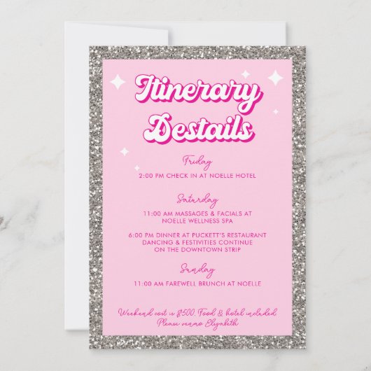 Cowgirl Last Rodeo Bachelorette Feest Kaart (Achterkant)