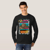 COWGIRL  Leopard Cow Pattern Print Serape Rodeo 1 T-shirt (Voorkant volledig)
