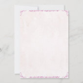 Cowgirl Lets Go Feest Uitnodiging (Achterkant)