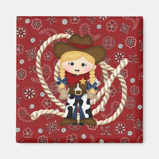 Cowgirl Magneet (Voorkant)