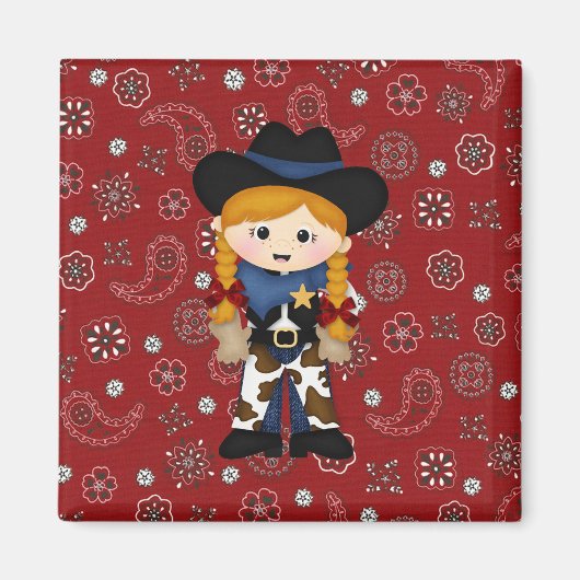 Cowgirl Magneet (Voorkant)