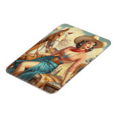  Cowgirl Magneet (Linkerzijde)
