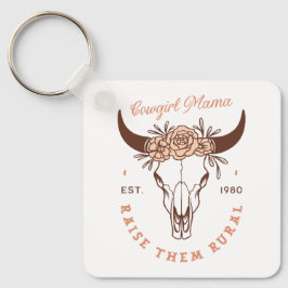 Cowgirl mama country mama sahm fokt ze landelijk o sleutelhanger