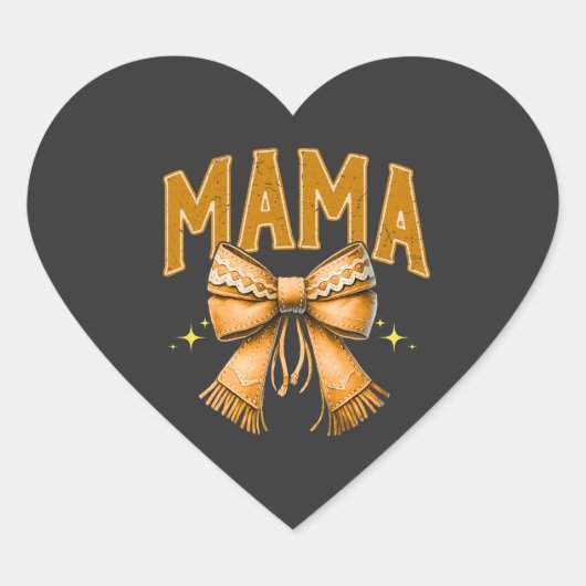 Cowgirl Mama - Westerne Stickers (Voorkant)