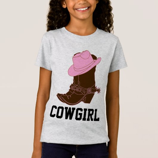 COWGIRL Meisjes T-Shirts (Voorkant)