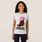 COWGIRL Meisjes T-Shirts (Voorkant volledig)