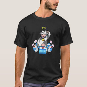 Cowgirl Melk Kartons Bellen Koe Moeder Melk Boer K T-shirt