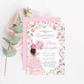 Cowgirl met ballonnen Quinceañera Uitnodiging