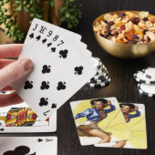 Cowgirl met Lasso Pokerkaarten (Insitu)