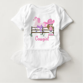 Cowgirl met paard romper