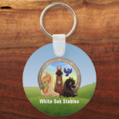 Cowgirl met Rope Promotion Sleutelhanger (Achterkant)