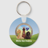 Cowgirl met Rope Promotion Sleutelhanger (Achterkant)