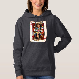 Cowgirl Midwest Queen of Hearts Kaart - Love Luck Hoodie