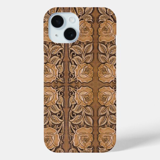 Cowgirl mode western land bloemenleer Case-Mate iPhone case (Achterkant)
