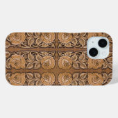 Cowgirl mode western land bloemenleer Case-Mate iPhone case (Achterkant (horizontaal))
