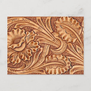  cowgirl mode zuidwestelijk leer briefkaart