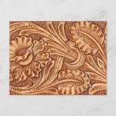  cowgirl mode zuidwestelijk leer briefkaart (Voorkant)