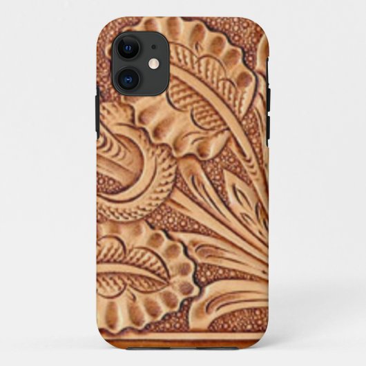  cowgirl mode zuidwestelijk leer Case-Mate iPhone case (Achterkant)