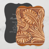  cowgirl mode zuidwestelijk leer kaart (Voorkant / Achterkant)