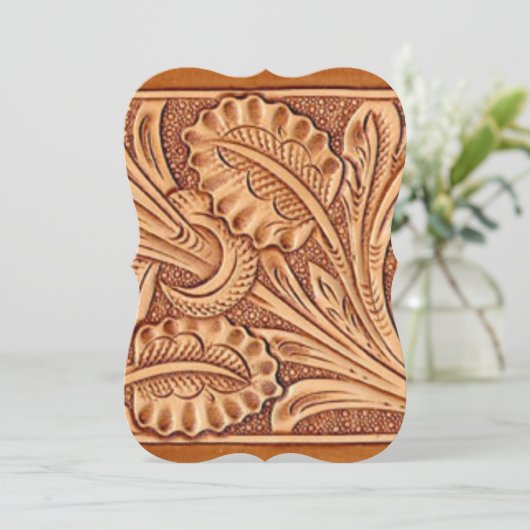  cowgirl mode zuidwestelijk leer kaart (Staand voorkant)