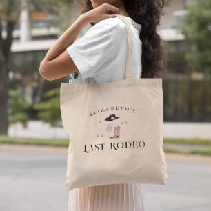 Cowgirl Nashville Roze Laatste Rodeo   Bachelorett Tote Bag
