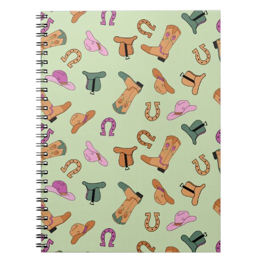 Cowgirl notebook notitieboek (Voorkant)