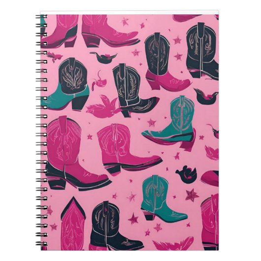 Cowgirl-Notitieboek Notitieboek (Voorkant)