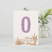 Cowgirl "O" High Chair Bunting Banner Kaart (Staand voorkant)