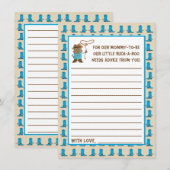 Cowgirl of Cowboy Gender Reclame Card Kaart (Voorkant / Achterkant)