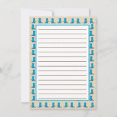 Cowgirl of Cowboy Gender Reclame Card Kaart (Achterkant)