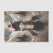 Cowgirl on Black Horse Mountain Decoupage Tissuepapier (Voorkant)