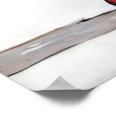 Cowgirl op Fence  Pin Up Poster (Hoek)