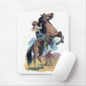 Cowgirl op paard muismat (Met muis)