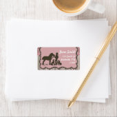 Cowgirl op Roze Etiket (Insitu)