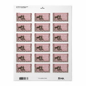 Cowgirl op Roze Etiket (Full Sheet)