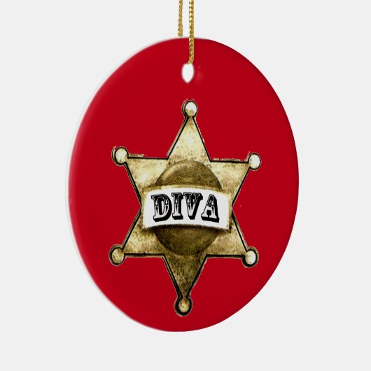 "Cowgirl" Ornament Diva (Rechts)