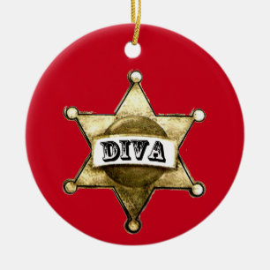 "Cowgirl" Ornament Diva
