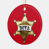 "Cowgirl" Ornament Diva (Links)