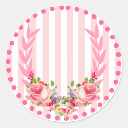 Cowgirl Paard Bloemen Sticker (Voorkant)