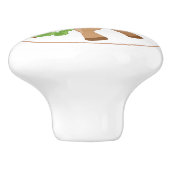 Cowgirl Paard en Cactus Keramische Knop (Zijkant)