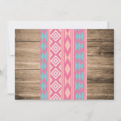 Cowgirl, Paard Verjaardag Uitnodiging met Foto (Achterkant)