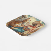 Cowgirl Papieren Bordje (Gebogen)