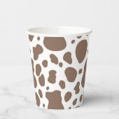 Cowgirl Party Cups | Koe print papieren bekers (Links)