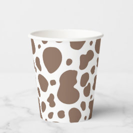 Cowgirl Party Cups | Koe print papieren bekers