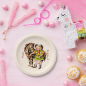 Cowgirl Party Papieren Bordje (Feest)