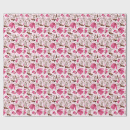 cowgirl patroon stijl cadeaupapier