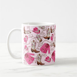 cowgirl patroon stijl koffiemok